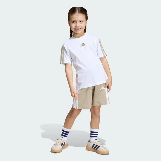 Zdjęcie produktu Zestaw dziecięcy z koszulką Essentials Adidas biały