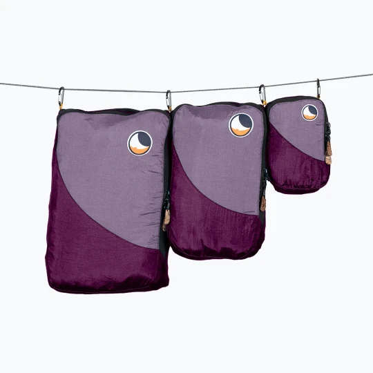 Zdjęcie produktu Zestaw organizerów Ticket To The Moon Travel Cube Set 3 szt. plum / lavender Fioletowy