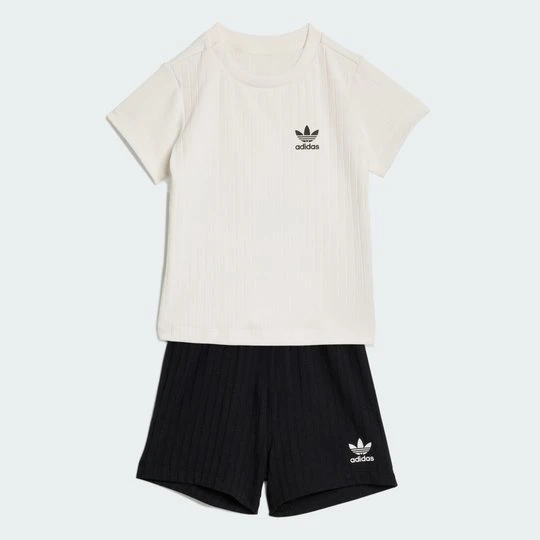 Zdjęcie produktu ZESTAW REGULAR WIDE RIB SHORT T-SHIRT Adidas czarny