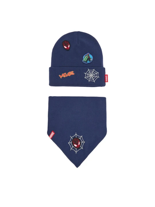 Zdjęcie produktu Zestaw Szalik i Czapka Spiderman Ultimate CEO-ACCCS-AW25-113SPRMV Granatowy