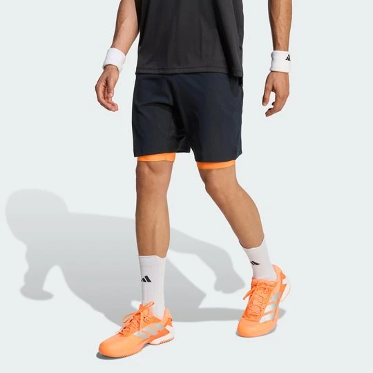 Zdjęcie produktu ZESTAW SZORTÓW TENISOWYCH CLIMACOOL I SZORTÓW WEWNĘTRZNYCH Adidas czarny