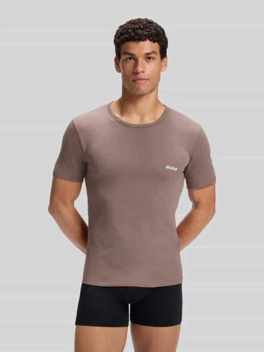 Zdjęcie produktu Zestaw t-shirtów o kroju regular fit z czystej bawełny model 'T-SHIRT RN TRIPLET P' Hugo