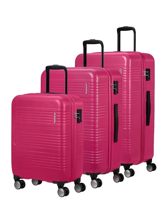 Zdjęcie produktu Zestaw walizek American Tourister różowy