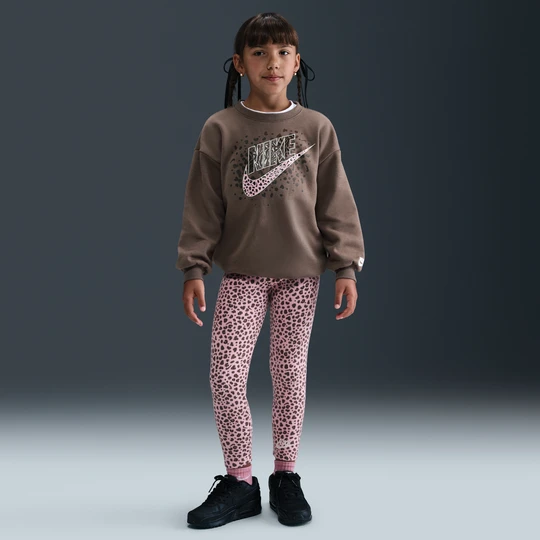 Zdjęcie produktu Zestaw z bluzą i legginsami dla małych dzieci Nike Wild Warmth - Różowy