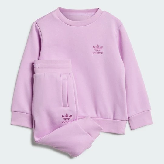 Zdjęcie produktu Zestaw z zaokrąglonym dekoltem Adicolor Adidas fioletowy