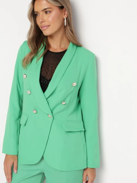 Zdjęcie produktu Zielona Marynarka Hyrmatea New Collection