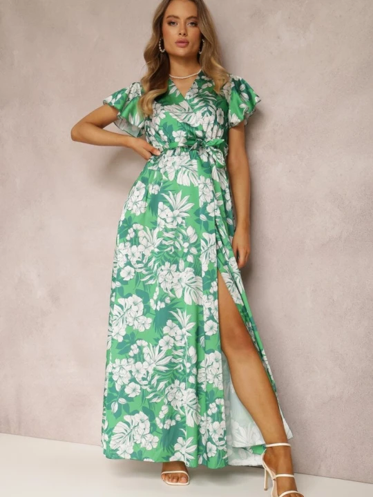 Zdjęcie produktu Zielona Sukienka Lecerf May Moda