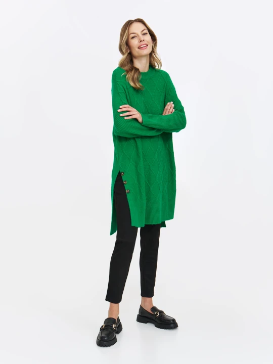 Zdjęcie produktu Zielona sukienka w stylu casual TOP SECRET