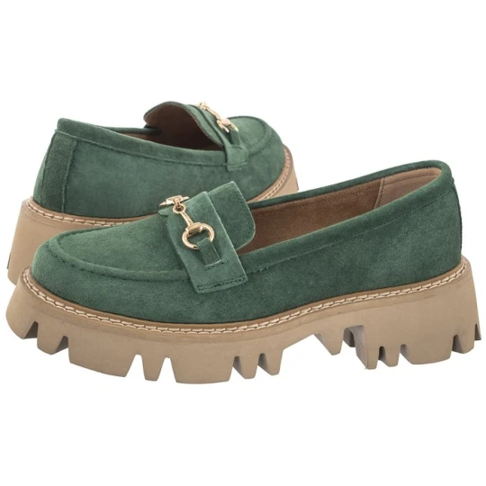 Zdjęcie produktu Mokasyny Zielone DP6089 / 24 GE (FO79-a) Filippo