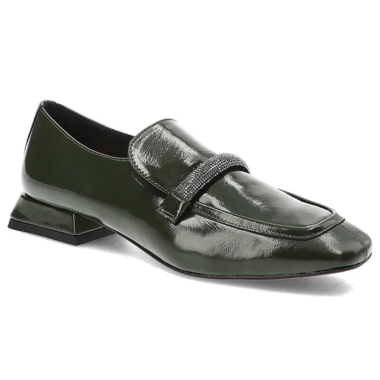 Zdjęcie produktu Zielone Półbuty Armodo Eleganckie Obuwie Damskie