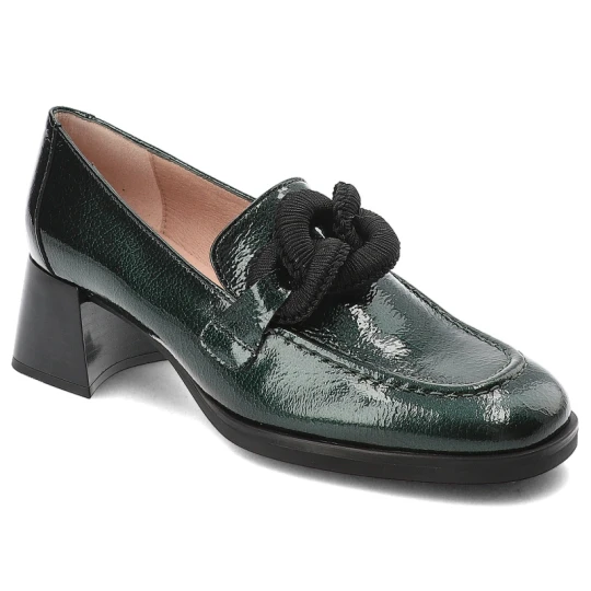 Zdjęcie produktu Zielone Półbuty Hispanitas Eleganckie Obuwie Damskie