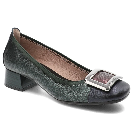 Zdjęcie produktu Zielone Półbuty Hispanitas Eleganckie Obuwie Damskie