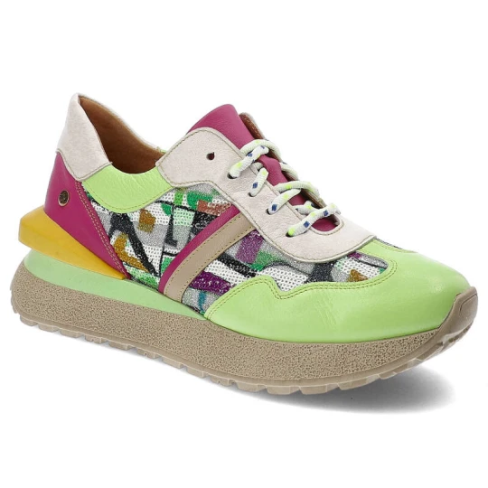 Zdjęcie produktu Zielone Sneakersy Maciejka Wyjątkowe Obuwie Damskie