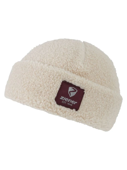 Zdjęcie produktu Ziener Czapka beanie "Imolo" w kolorze beżowym rozmiar: S