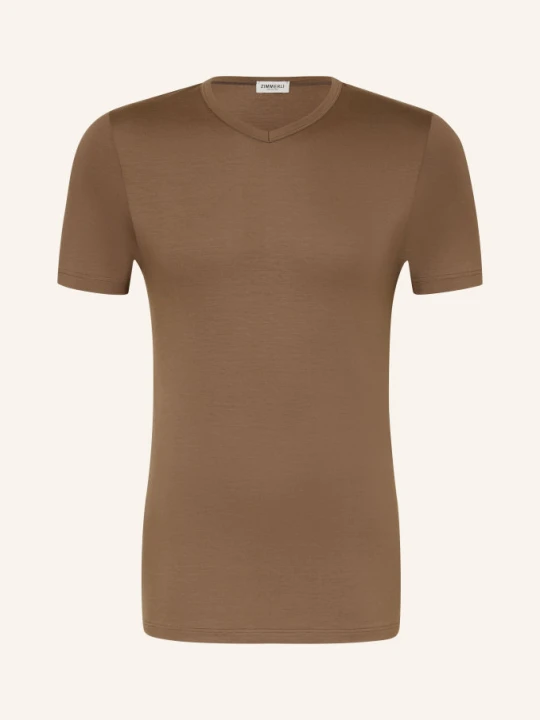 Zdjęcie produktu Zimmerli T-Shirt Pureness braun BRĄZOWY