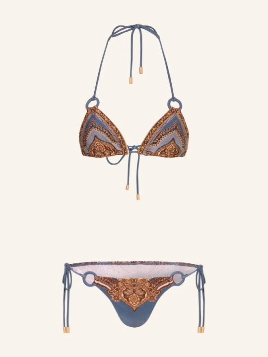 Zdjęcie produktu Zimmermann Bikini Trójkątne Mahon blau bordowy