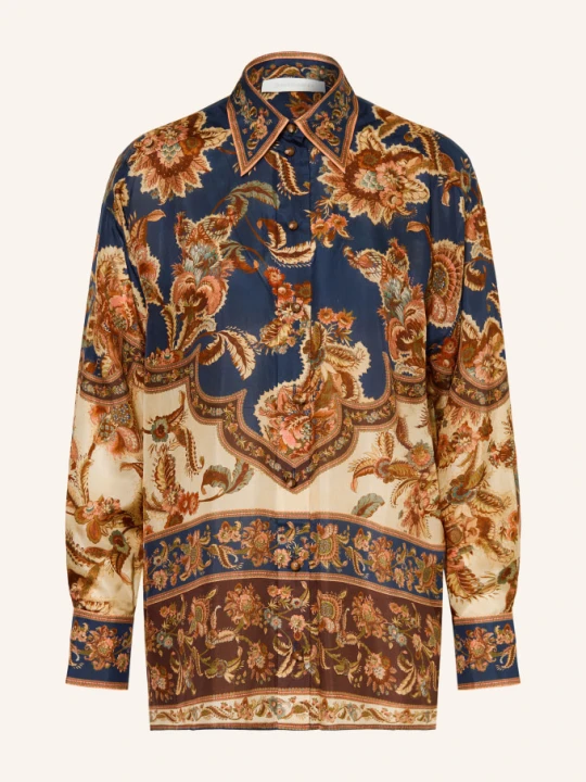 Zdjęcie produktu Zimmermann Bluzka Koszulowa Aster Z Jedwabiu blau