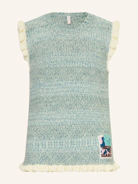 Zdjęcie produktu Zimmermann Dzianinowy Top Patience Z Falbanami blau beżowy