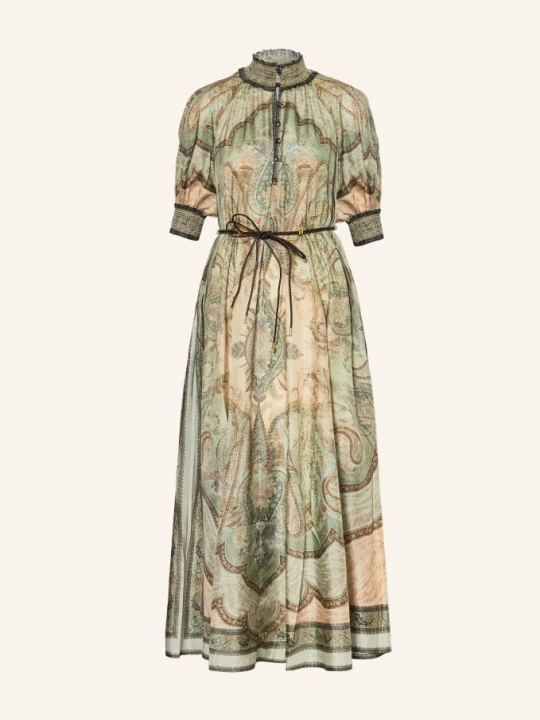 Zdjęcie produktu Zimmermann Jedwabna Sukienka Wanderlust blau beżowy