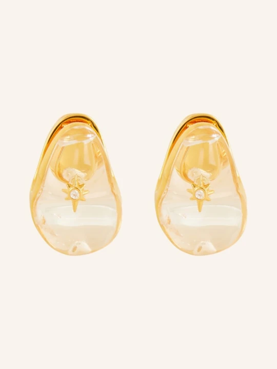 Zdjęcie produktu Zimmermann Kolczyki Crystal Pebble gold