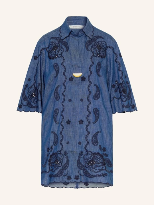 Zdjęcie produktu Zimmermann Sukienka Dżinsowa Aster blau granatowy