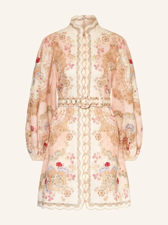 Zdjęcie produktu Zimmermann Sukienka Lniana Daylight Z Brokatową Przędzą beige