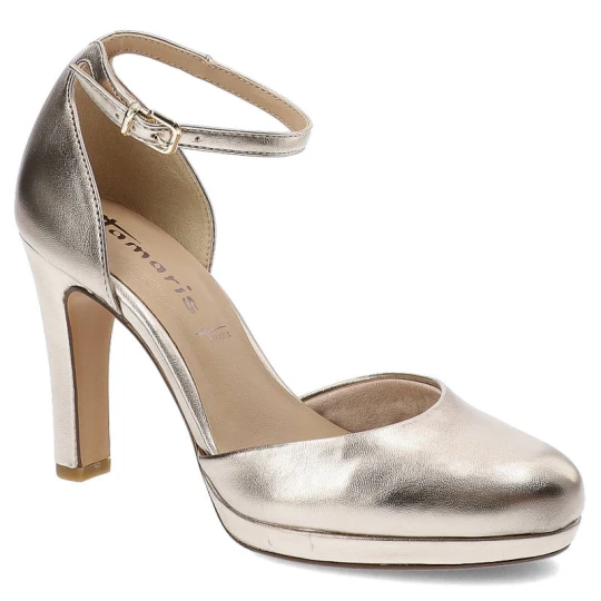 Zdjęcie produktu Złote Sandały Tamaris Eleganckie Damskie Obuwie