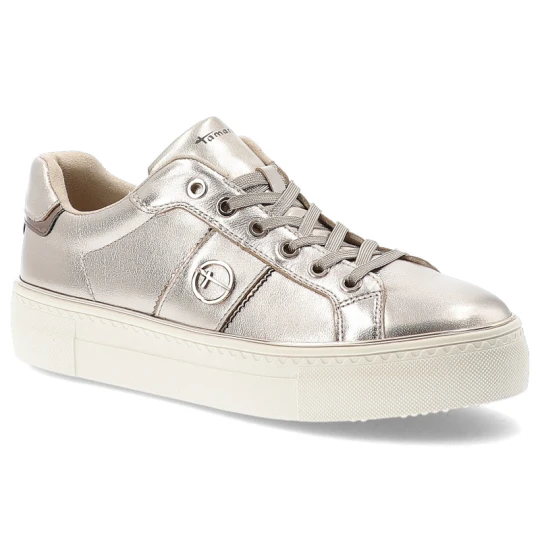 Zdjęcie produktu Złote Sneakersy Tamaris Eleganckie Obuwie Damskie