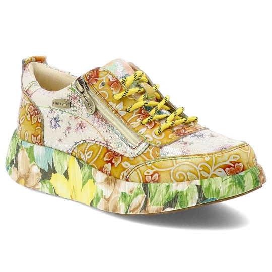 Zdjęcie produktu Żółte Sneakersy Laura Vita Modne Obuwie Damskie Edycja Limitowana