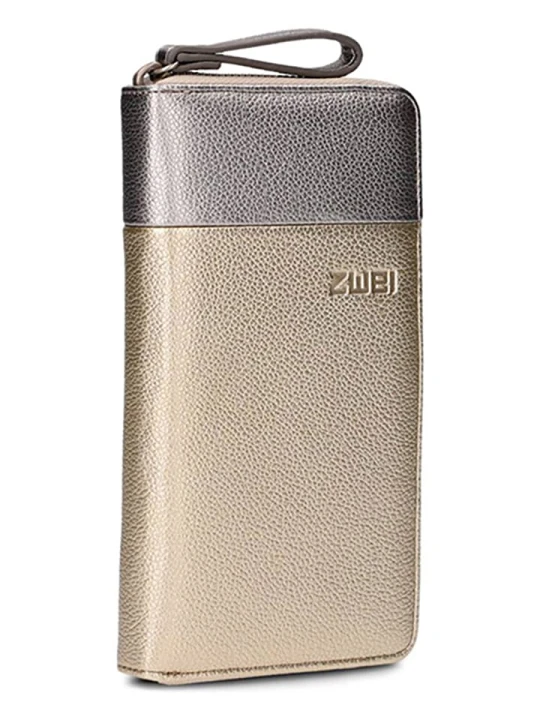 Zdjęcie produktu Zwei Portfel w kolorze srebeno-złotym - 11 x 20 x 3 cm rozmiar: onesize