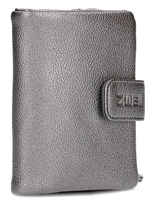Zdjęcie produktu Zwei Portfel w kolorze srebrnym - 10 x 13 x 3 cm rozmiar: onesize