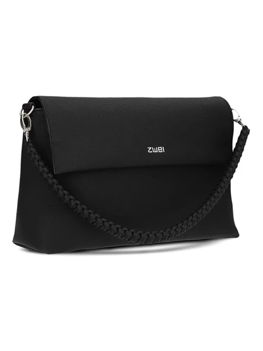 Zdjęcie produktu Zwei Skórzana torebka w kolorze czarnym - 32 x 20 x 9 cm rozmiar: onesize