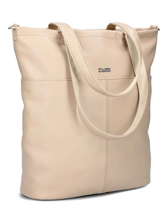 Zdjęcie produktu Zwei Torebka "M145" w kolorze beżowym - 35 x 37 x 15 cm rozmiar: onesize