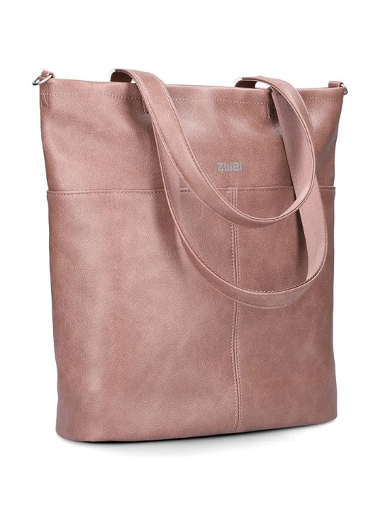 Zdjęcie produktu Zwei Torebka "M145" w kolorze jasnoróżowym - 35 x 37 x 15 cm rozmiar: onesize