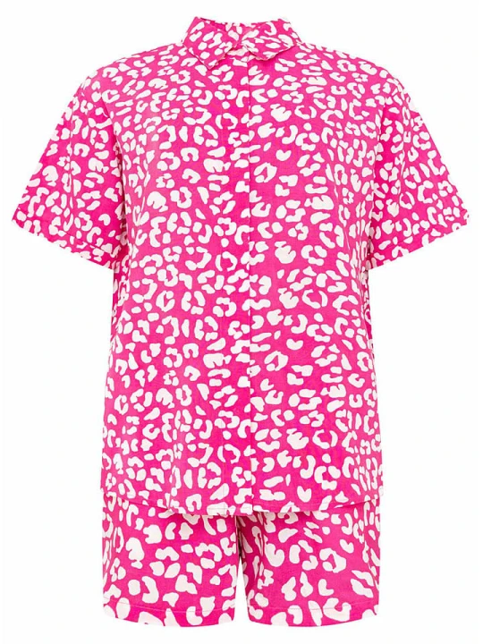 Zdjęcie produktu Zwillingsherz 2-częściowy zestaw "Flower Power" w kolorze różowo-białym rozmiar: L/XL