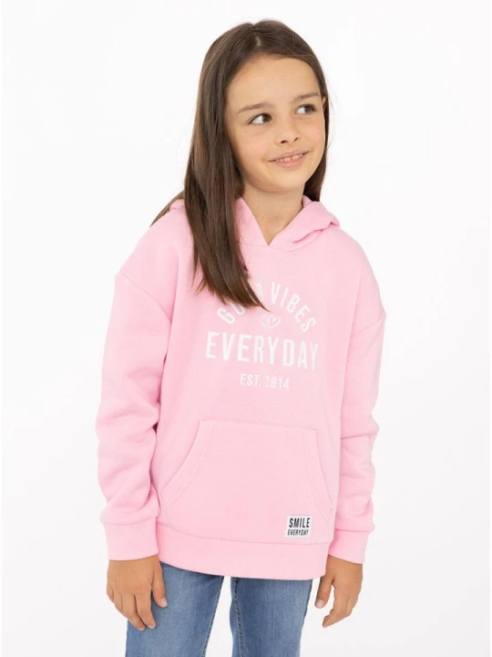 Zdjęcie produktu Zwillingsherz Bluza "Everyday" w kolorze jasnoróżowym rozmiar: 122/128