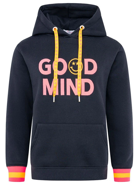 Zdjęcie produktu Zwillingsherz Bluza "Good Mind" w kolorze granatowym rozmiar: S
