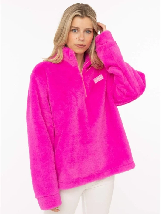 Zdjęcie produktu Zwillingsherz Bluza polarowa w kolorze różowym rozmiar: S