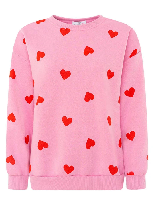 Zdjęcie produktu Zwillingsherz Bluza w kolorze jasnoróżowym rozmiar: XL