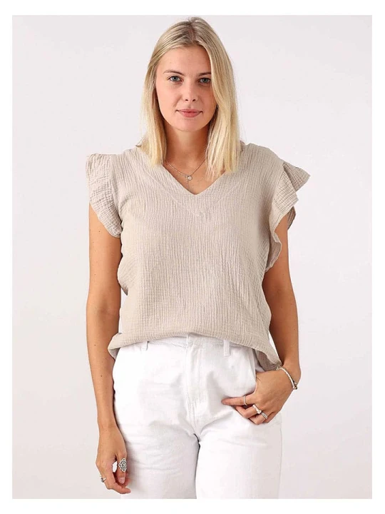Zdjęcie produktu Zwillingsherz Bluzka w kolorze beżowym rozmiar: onesize