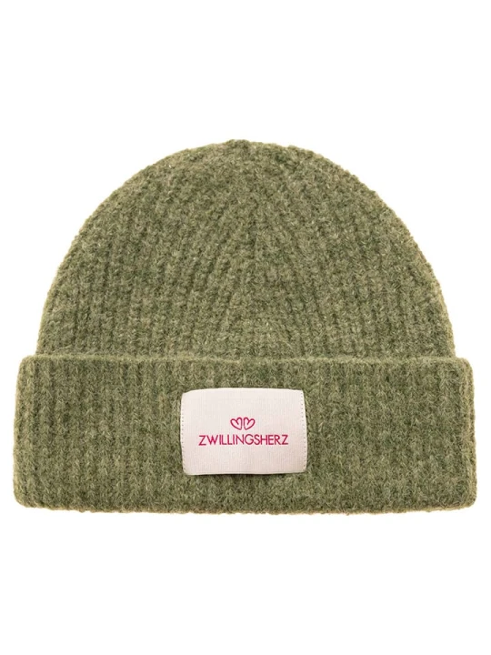 Zdjęcie produktu Zwillingsherz Czapka w kolorze zielonym rozmiar: onesize