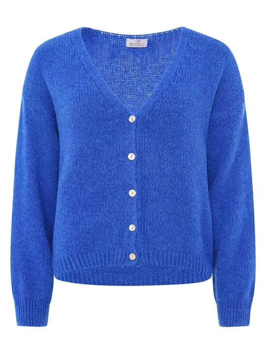 Zdjęcie produktu Zwillingsherz Kardigan "Uni" w kolorze granatowym rozmiar: onesize