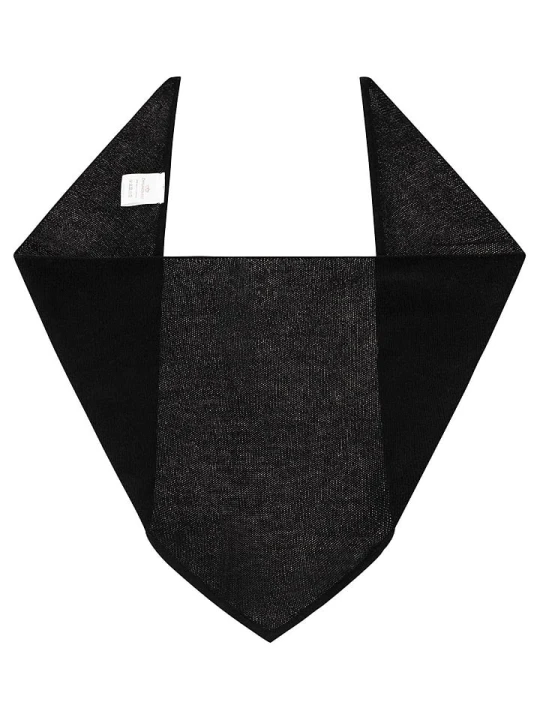 Zdjęcie produktu Zwillingsherz Kaszmirowa chusta trójkątna w kolorze czarnym - 84 x 34 cm rozmiar: onesize