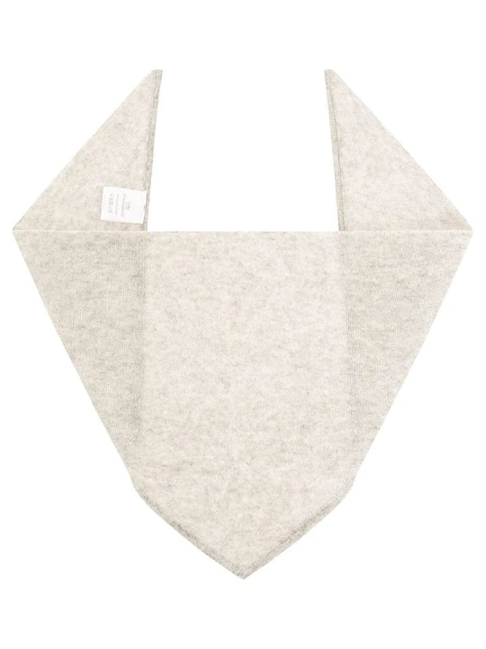 Zdjęcie produktu Zwillingsherz Kaszmirowa chusta trójkątna w kolorze jasnoszarym - 84 x 34 cm rozmiar: onesize