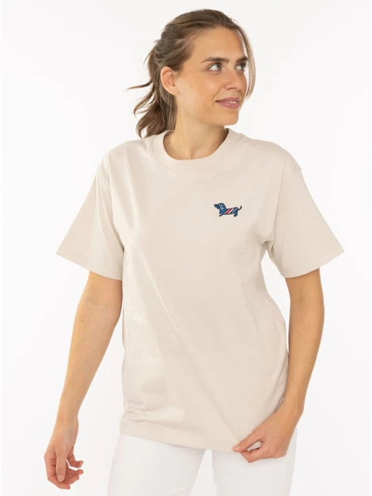 Zdjęcie produktu Zwillingsherz Koszulka w kolorze beżowym rozmiar: L / XL