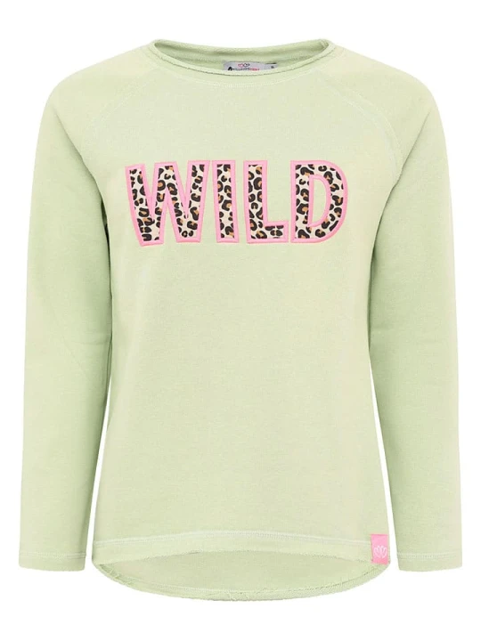 Zdjęcie produktu Zwillingsherz Koszulka "Wild" w kolorze zielonym rozmiar: M