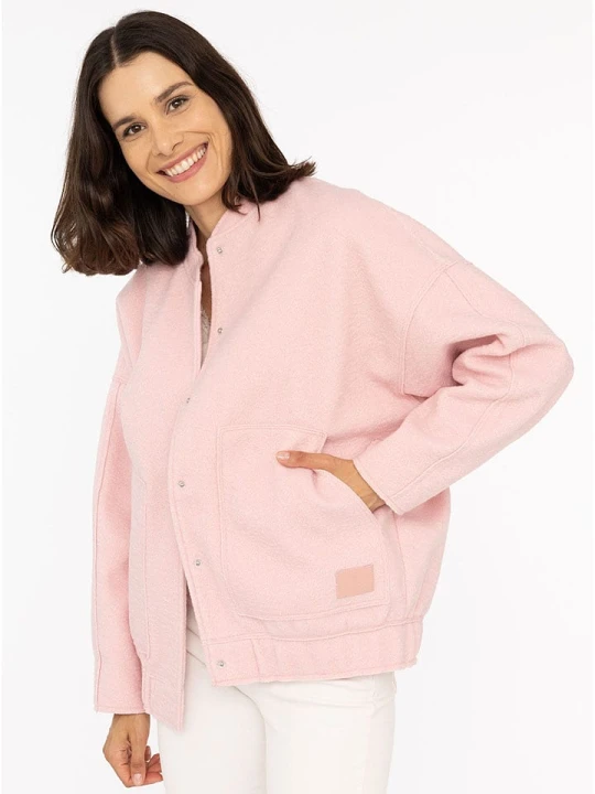 Zdjęcie produktu Zwillingsherz Kurtka "Cozy" w kolorze jasnoróżowym rozmiar: L / XL