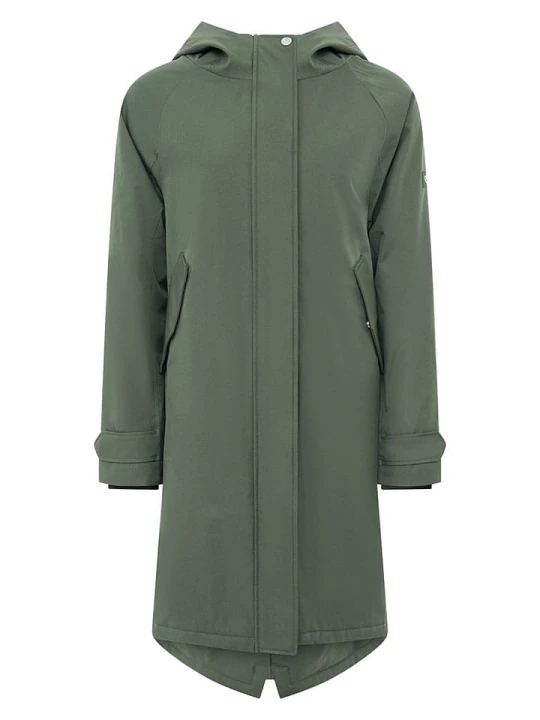 Zdjęcie produktu Zwillingsherz Parka "Keep Smiling" w kolorze khaki rozmiar: S