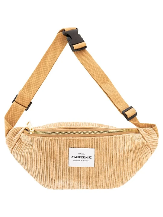 Zdjęcie produktu Zwillingsherz Saszetka "Uni" w kolorze beżowym - 30 x 13 cm rozmiar: onesize