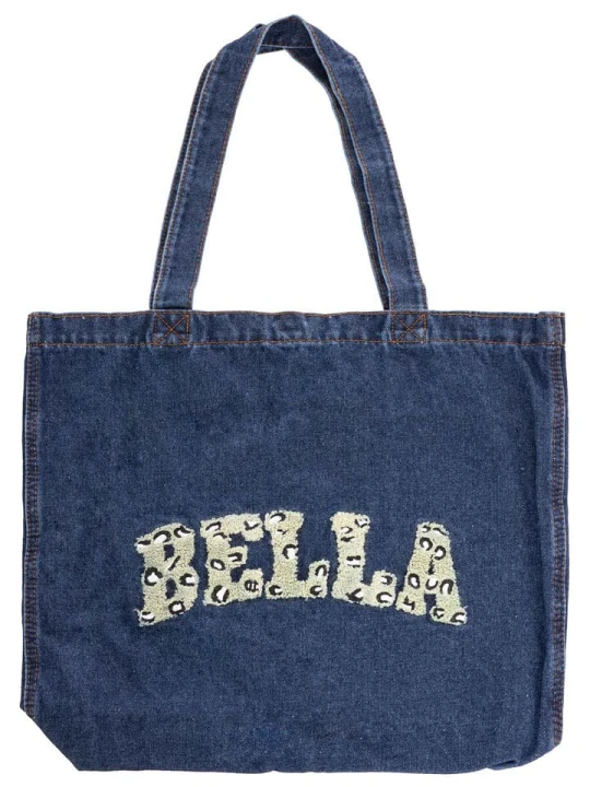 Zdjęcie produktu Zwillingsherz Shopper bag "Bella" w kolorze granatowym - 42 x 40 cm rozmiar: onesize